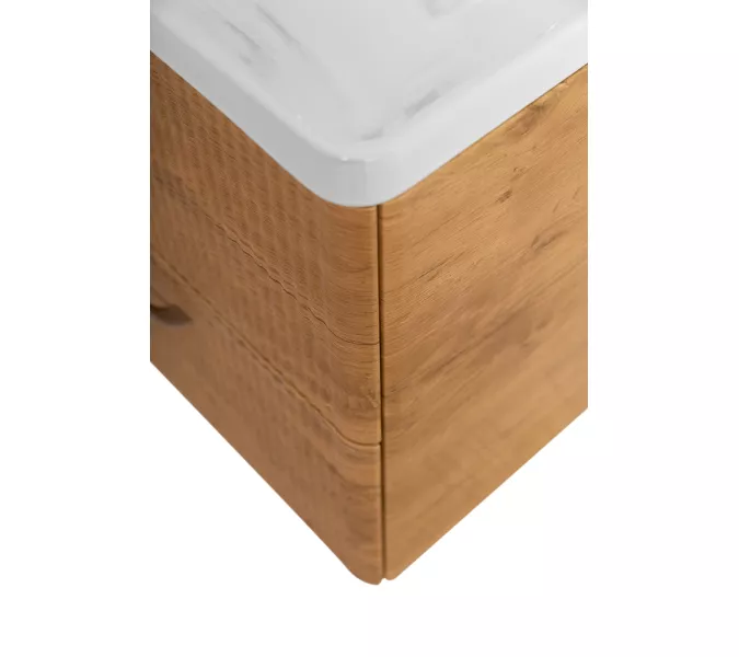 Тумба с раковиной подвесная BelBagno DUE Rovere Nature, Выбрать цвет: Дуб Натуральный, Выбрать размер: 50, изображение 7