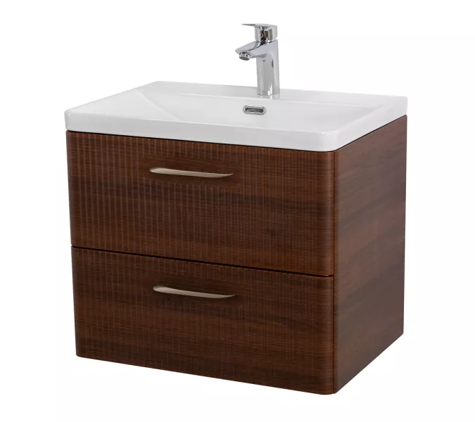 Тумба с раковиной подвесная BelBagno DUE Noce, Выбрать цвет: Орех, Выбрать размер: 50, изображение 2