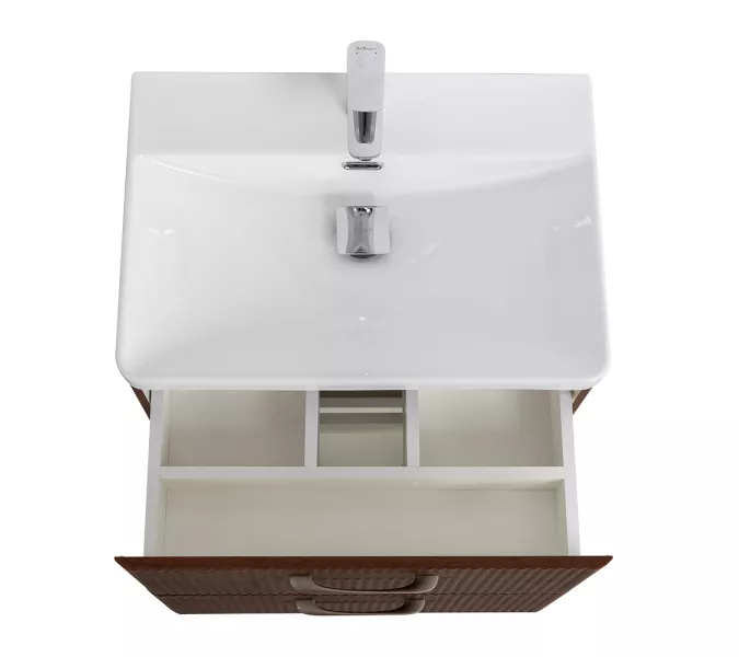 Тумба с раковиной подвесная BelBagno DUE Noce, Выбрать цвет: Орех, Выбрать размер: 50, изображение 4