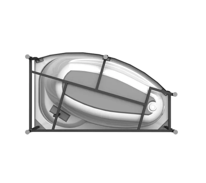 Ванна акриловая Radomir София 169х99 левая,  с фронт. панелью, изображение 9