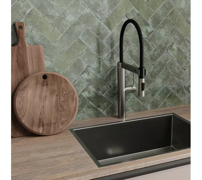 WasserKRAFT A8827 Смеситель для кухни сенсорный, Выбрать цвет: Никель, изображение 2