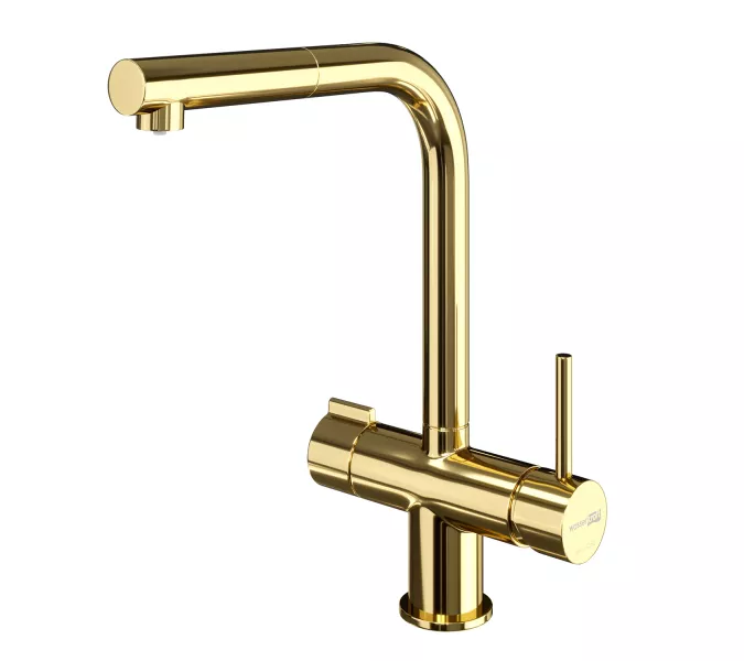 WasserKRAFT A8977 Смеситель для кухни под фильтр, Выбрать цвет: Золото