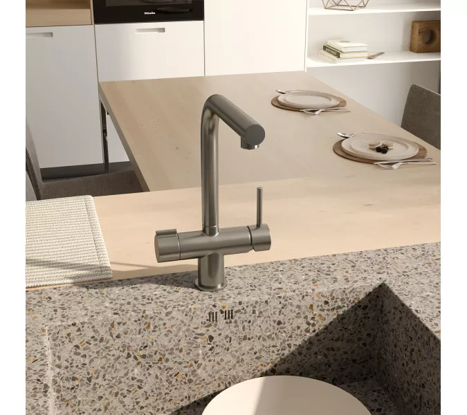 WasserKRAFT A8927 Смеситель для кухни под фильтр, Выбрать цвет: Никель, изображение 3