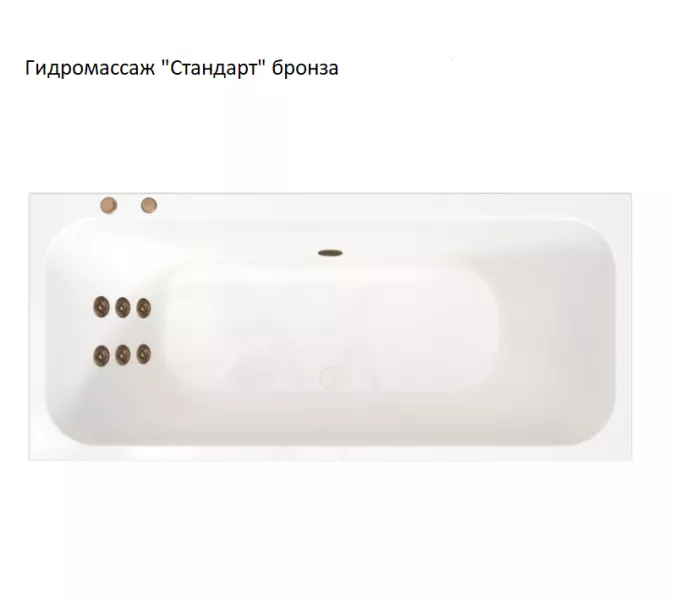 Ванна акриловая Radomir Прованс 170х75 с фронт.панелью, изображение 15