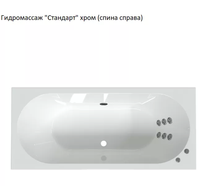 Ванна акриловая Radomir Вальс 170х75 с фронт.панелью, изображение 11