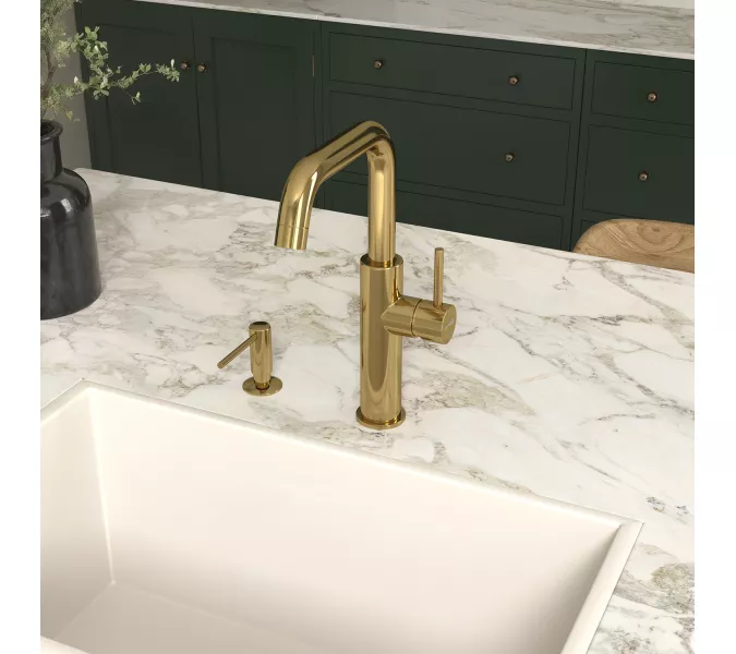 WasserKRAFT A8577 Смеситель для кухни с подключением к фильтру, Выбрать цвет: Золото, изображение 3