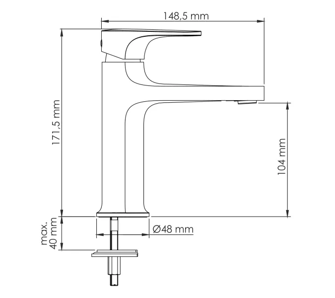 WasserKRAFT Weida 3103 Смеситель для умывальника, изображение 11