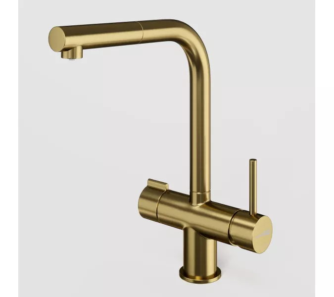 WasserKRAFT A8987 Смеситель для кухни под фильтр, Выбрать цвет: Золото матовое, изображение 2