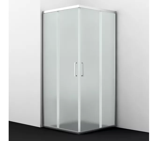 Душевой уголок квадратный WasserKRAFT Main 41S03 Matt glass 90х90 матовое стекло, Цвет стекла: матовое, Цвет профиля: Хром, Выбрать размер: 90х90, изображение 2