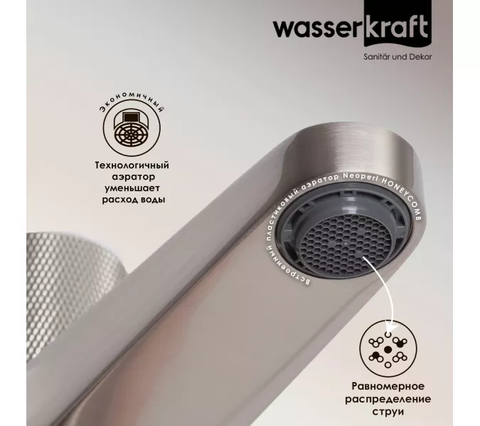 WasserKRAFT Tauber 6403 Смеситель для умывальника, изображение 2