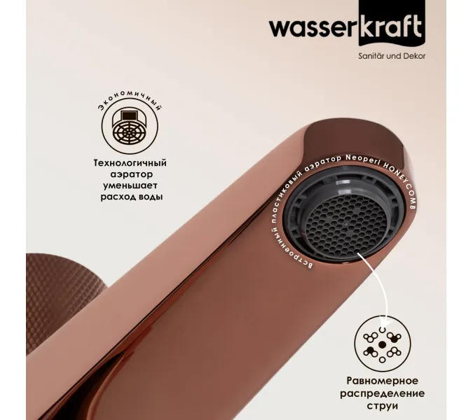 WasserKRAFT Paar 8803 Смеситель для умывальника, изображение 3