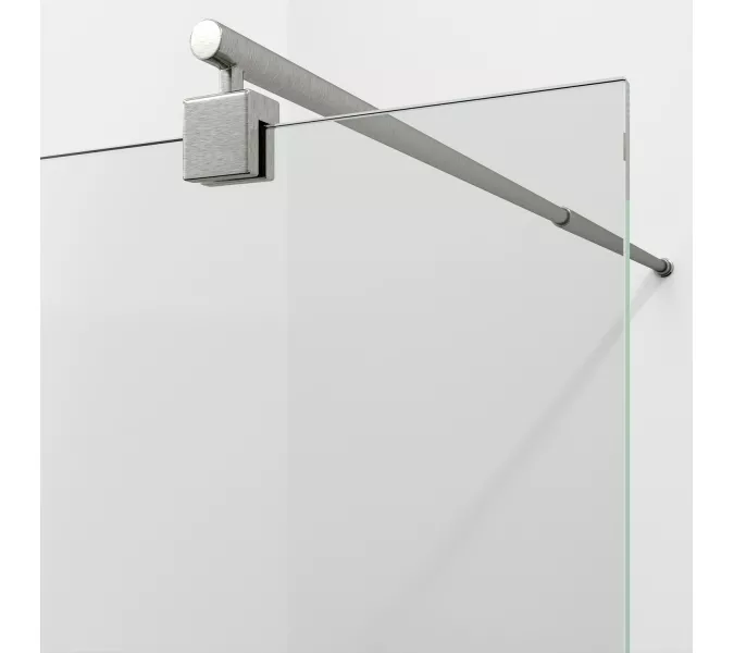 Душевая перегородка WasserKRAFT Rur 30W BN прозрачное/никель, Цвет стекла: прозрачное, Цвет профиля: Серый, Цвет профиля (вариация): Никель, Выбрать размер: 120, изображение 3