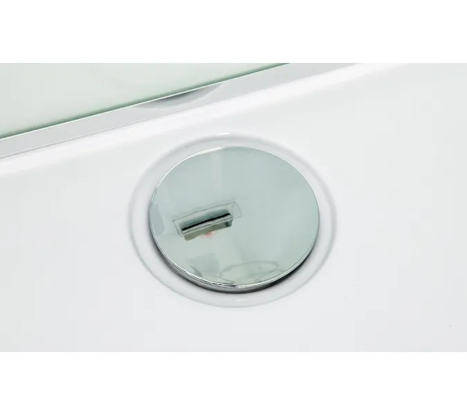 Душевая кабина с паром и гидромассажем квадратная Bandhours BETA L/R, Цвет стекла: прозрачное, Высота поддона: 15, Цвет профиля: Хром, Тип поддона: Низкий, Выбрать размер: 90x90, Ориентация: левая, изображение 7