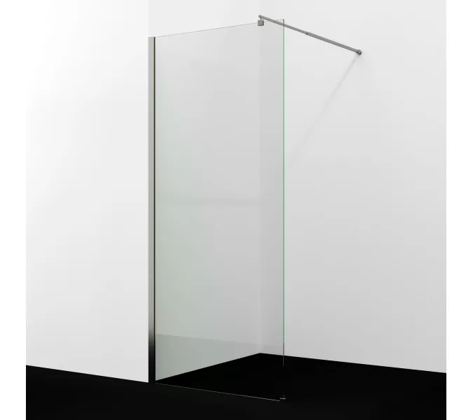 Душевая перегородка WasserKRAFT Rur 30W BN прозрачное/никель, Цвет стекла: прозрачное, Цвет профиля: Серый, Цвет профиля (вариация): Никель, Выбрать размер: 120, изображение 2
