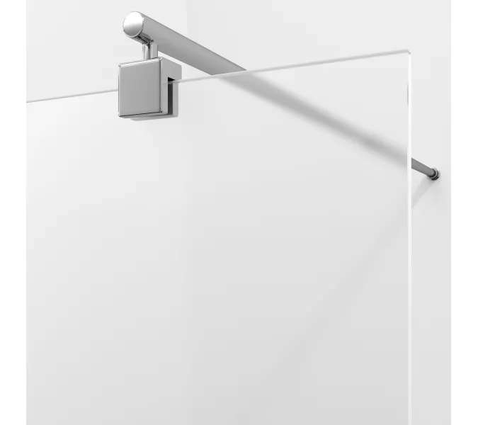 Душевая перегородка WasserKRAFT Rur 30W -MG матовое/хром, Цвет стекла: матовое, Цвет профиля: Хром, Цвет профиля (вариация): Серебро, Выбрать размер: 100, изображение 3