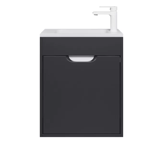 Тумба подвесная Uperwood Modul , черная матовая, Выбрать цвет: Черный матовый, Выбрать размер: 50, изображение 14