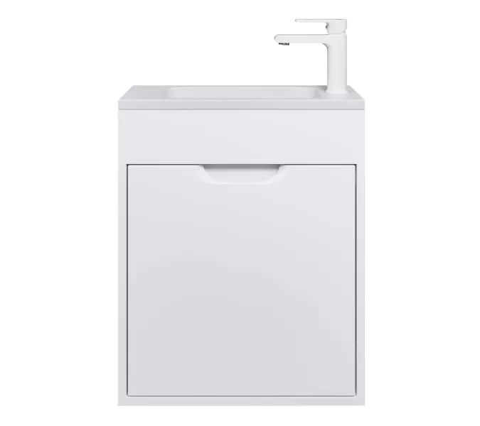 Тумба подвесная Uperwood Modul  белая матовая, Выбрать цвет: Белый матовый, Выбрать размер: 50, изображение 15