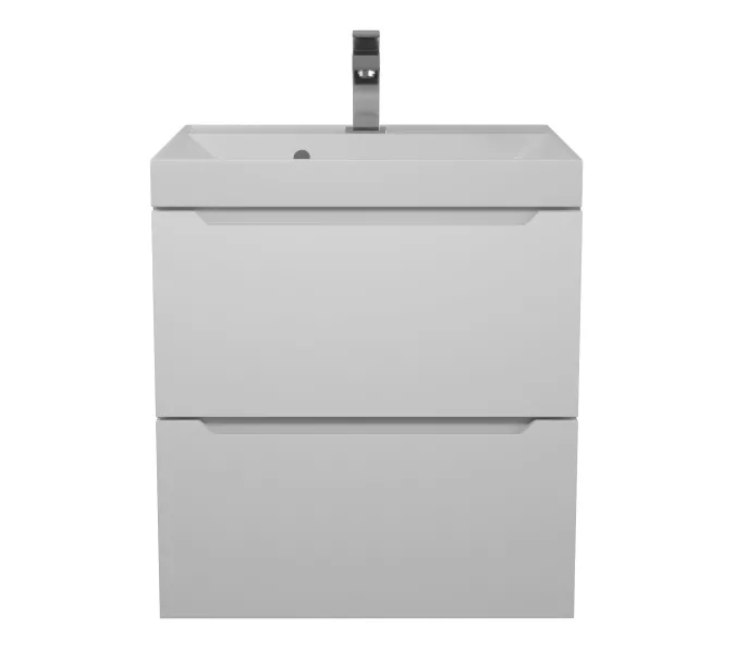 Тумба подвесная Uperwood Tanos белая матовая, Выбрать цвет: Белый матовый, Выбрать размер: 50, изображение 8