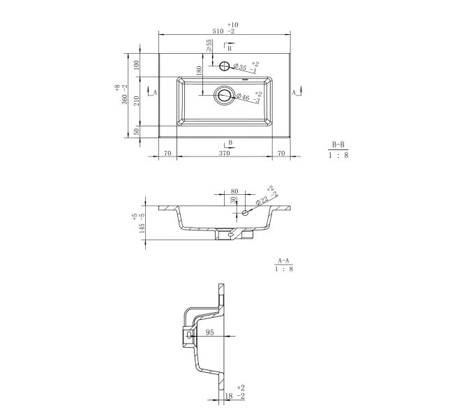 Тумба подвесная Uperwood Aurora 50 см, белый матовый, Выбрать цвет: Белый матовый, изображение 11