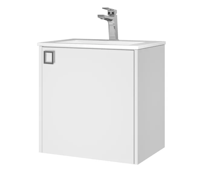 Тумба подвесная Uperwood Aurora 50 см, белый матовый, Выбрать цвет: Белый матовый, изображение 7