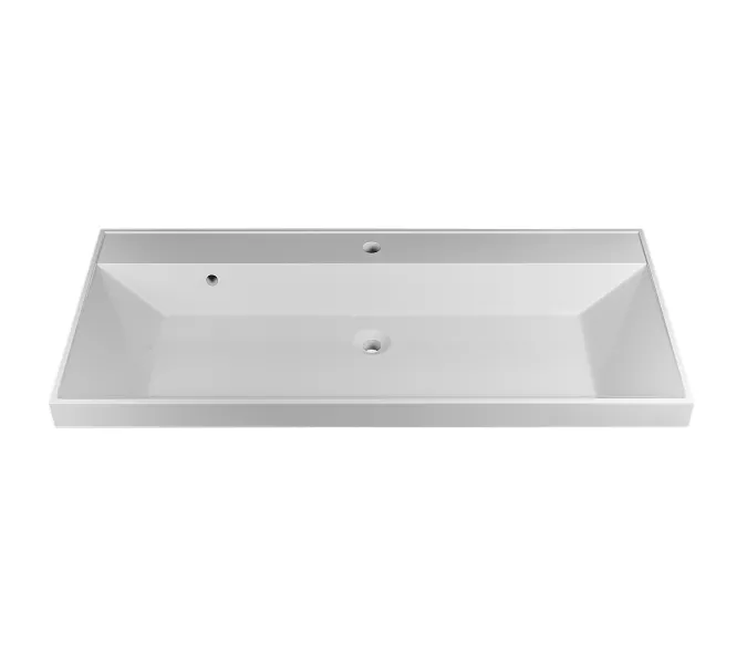 Раковина для ванной  Uperwood Classic, белая глянцевая, Выбрать цвет: Белый, Выбрать размер: 100, изображение 2