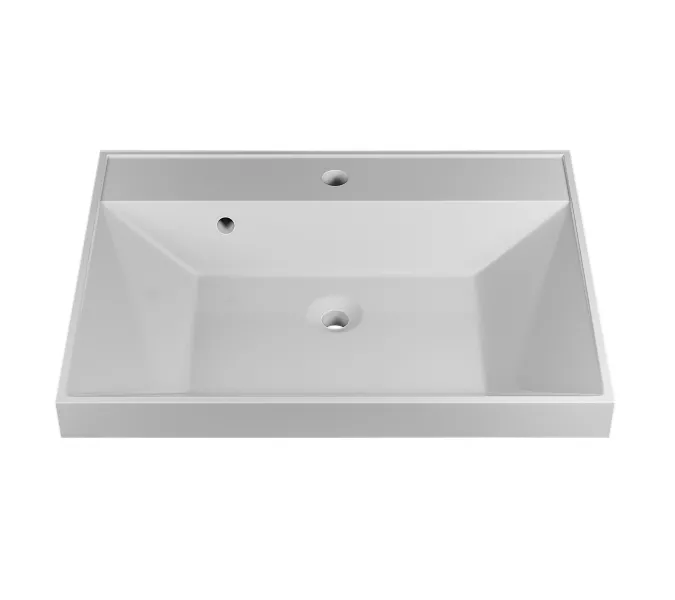 Раковина для ванной  Uperwood Classic, белая глянцевая, Выбрать цвет: Белый, Выбрать размер: 60, изображение 2