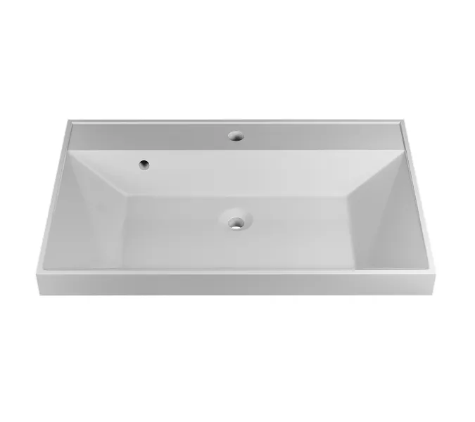 Раковина для ванной  Uperwood Classic, белая глянцевая, Выбрать цвет: Белый, Выбрать размер: 70, изображение 2