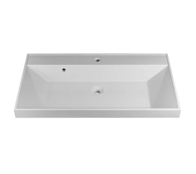 Раковина для ванной  Uperwood Classic, белая глянцевая, Выбрать цвет: Белый, Выбрать размер: 80, изображение 2