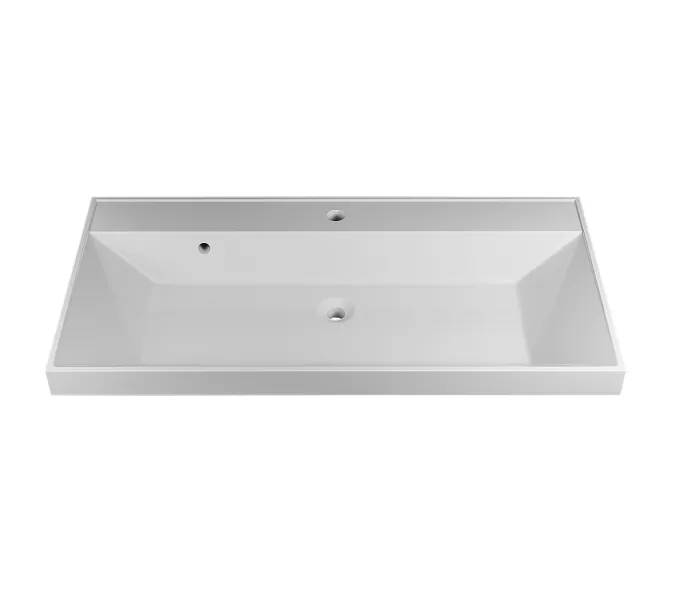 Раковина для ванной  Uperwood Classic, белая глянцевая, Выбрать цвет: Белый, Выбрать размер: 90, изображение 2