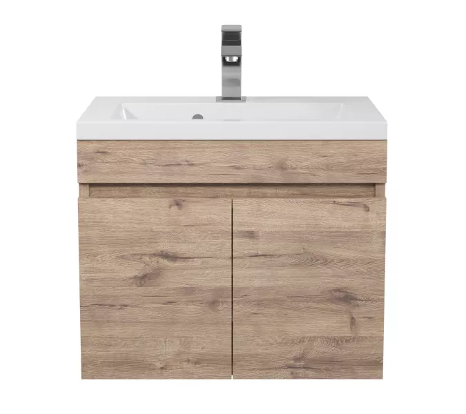 Тумба подвесная Uperwood Eva, 50 см,  Крафт Табачный, с дверцами, Выбрать цвет: Крафт Табачный, Выбрать размер: 50, изображение 9