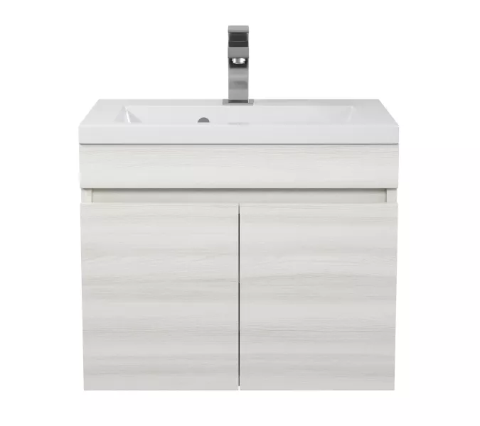 Тумба подвесная Uperwood Eva, 50 см,  Дуб Харбор Белый, с дверцами, Выбрать цвет: Дуб Харбор Белый, Выбрать размер: 50, изображение 11