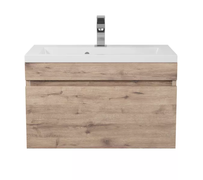 Тумба подвесная Uperwood Eva  Крафт Табачный, выдвижной ящик, Выбрать цвет: Крафт Табачный, Выбрать размер: 60, изображение 10