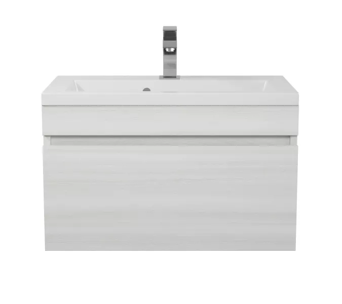 Тумба подвесная  Uperwood Eva  Дуб Харбор Белый, выдвижной ящик, Выбрать цвет: Дуб Харбор Белый, Выбрать размер: 60, изображение 9