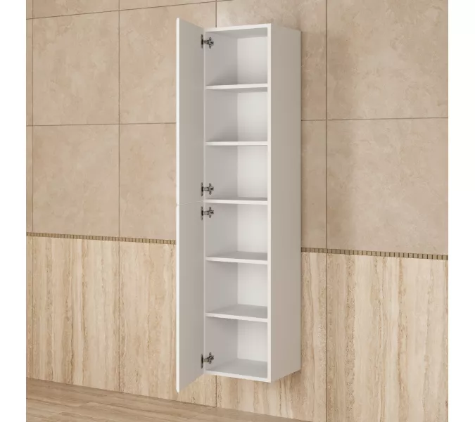 Шкаф-пенал Uperwood Foster NEW 36х160 см, белый, Выбрать цвет: Белый матовый, изображение 2