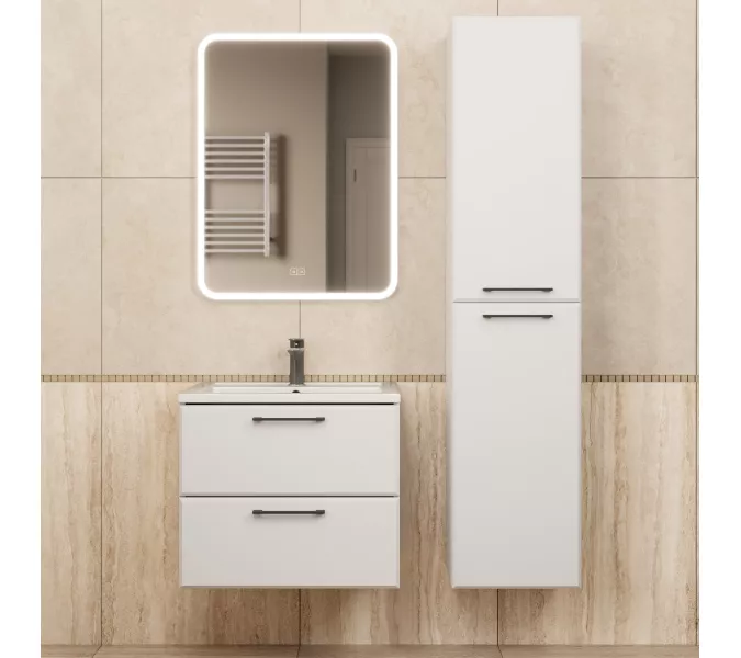 Тумба подвесная Uperwood Foster NEW  белая, Выбрать цвет: Белый, Выбрать размер: 60, изображение 3