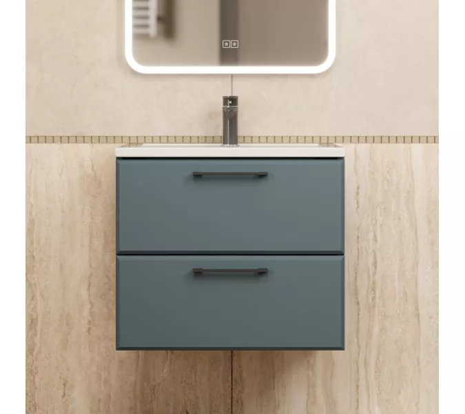 Тумба подвесная Uperwood Foster New серый графит, Выбрать цвет: Серый графит, Выбрать размер: 60, изображение 2