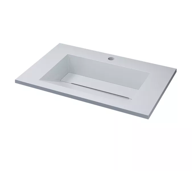 Раковина полувстраиваемая Uperwood Next Premium  белая, Выбрать цвет: Белый, Выбрать размер: 70