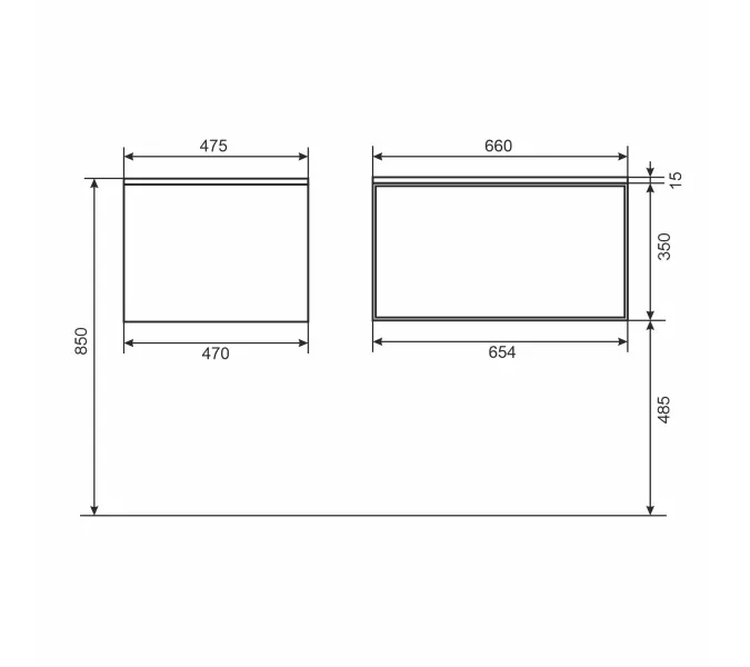 Тумба подвесная Uperwood Parma Premium, белая, Выбрать цвет: Белый матовый, Выбрать размер: 65, изображение 8