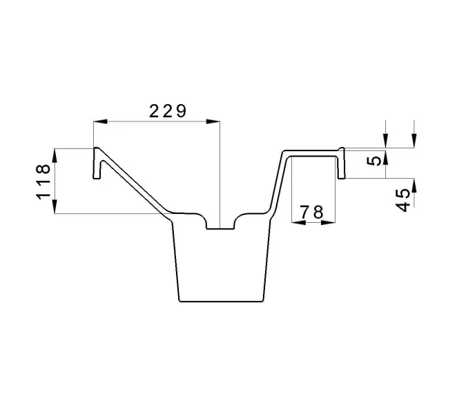 Раковина для ванной Uperwood Classic 120х45х14 см, двойная, белая глянцевая, изображение 7
