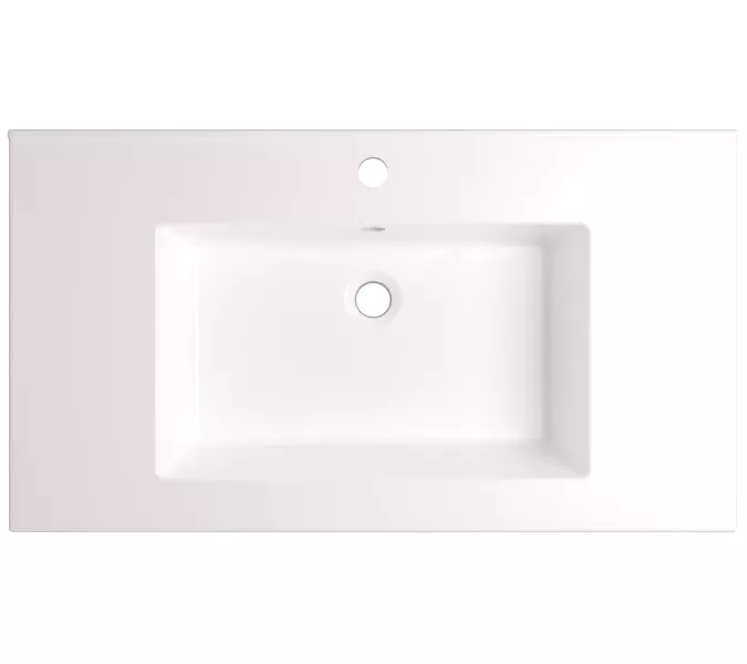 Раковина для ванной , Uperwood Parma Premium, белая глянцевая                         , Выбрать цвет: Белый, Выбрать размер: 85, изображение 5