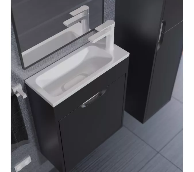 Раковина для ванной Uperwood Modul  белая глянцевая, Выбрать цвет: Белый, Выбрать размер: 50, изображение 10