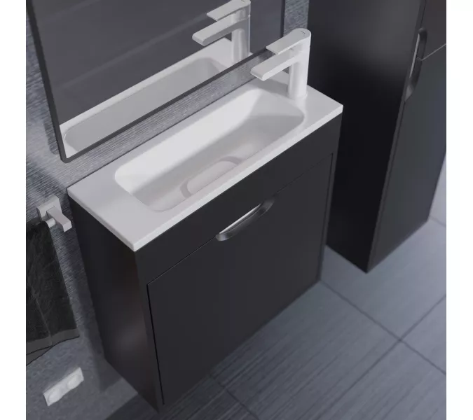 Раковина для ванной Uperwood Modul  белая глянцевая, Выбрать цвет: Белый, Выбрать размер: 60, изображение 10