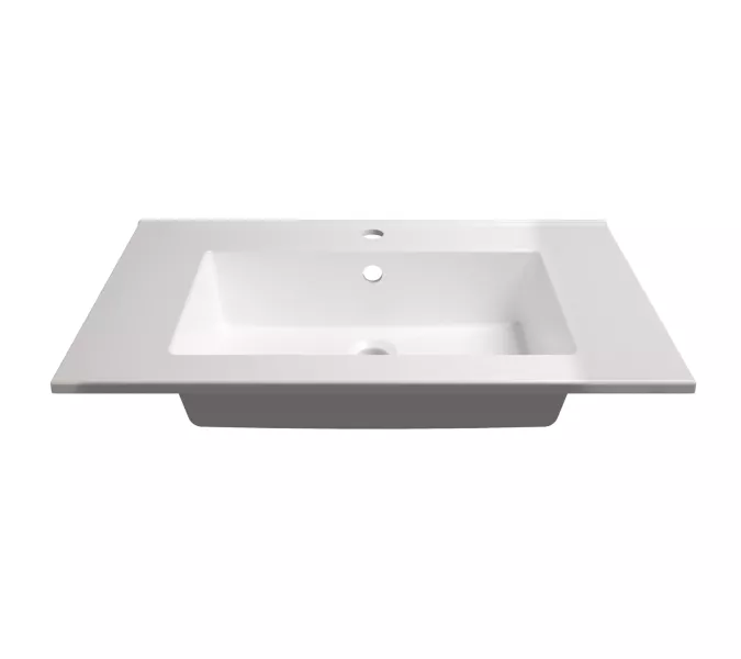 Раковина для ванной , Uperwood Parma Premium, белая глянцевая                         , Выбрать цвет: Белый, Выбрать размер: 75, изображение 8