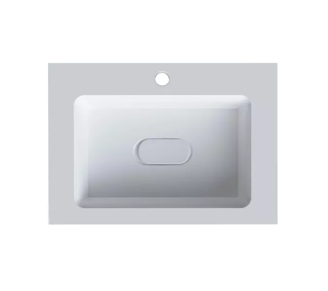 Раковина для ванной Uperwood Modul  белая глянцевая, Выбрать цвет: Белый, Выбрать размер: 65, изображение 2