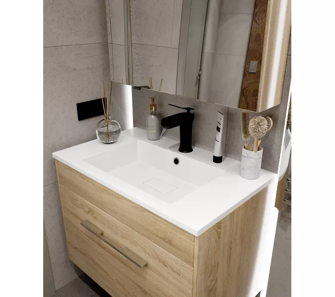 Раковина для ванной Uperwood May 80х48х14,2 см, белая глянцевая, изображение 2