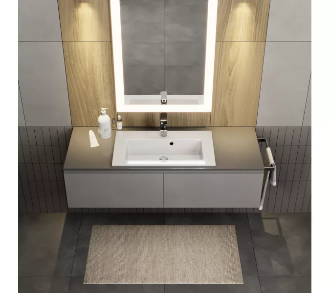 Раковина для ванной  Uperwood Aurora, белая глянцевая, Выбрать размер: 60, изображение 3