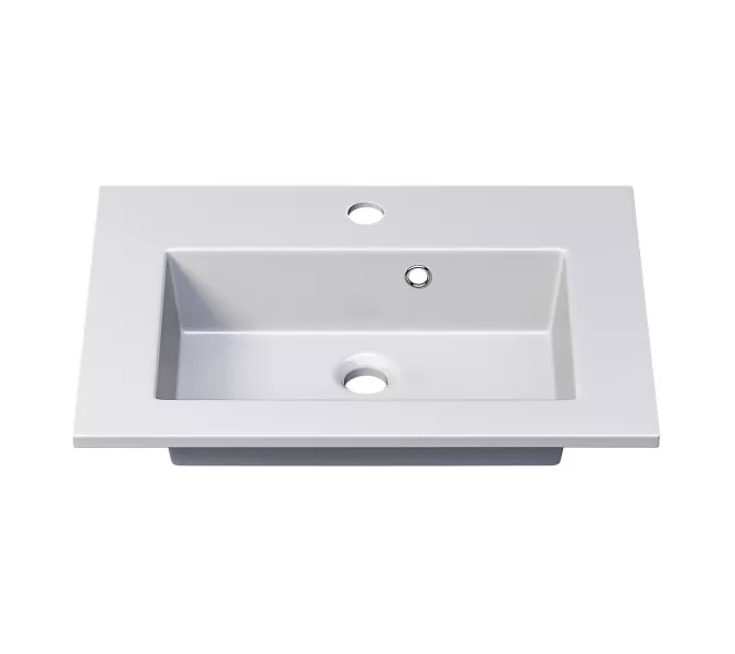 Раковина для ванной  Uperwood Aurora, белая глянцевая, Выбрать размер: 50, изображение 2