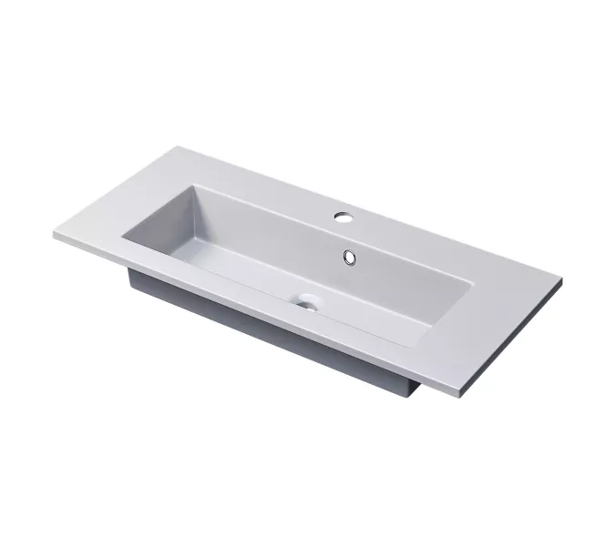 Раковина для ванной  Uperwood Aurora, белая глянцевая, Выбрать размер: 80