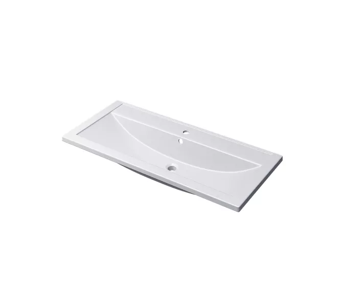 Раковина для ванной Uperwood Foster  белая глянцевая, Выбрать цвет: Белый, Выбрать размер: 100