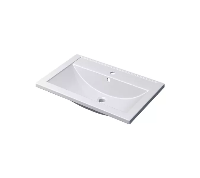 Раковина для ванной Uperwood Foster  белая глянцевая, Выбрать цвет: Белый, Выбрать размер: 70